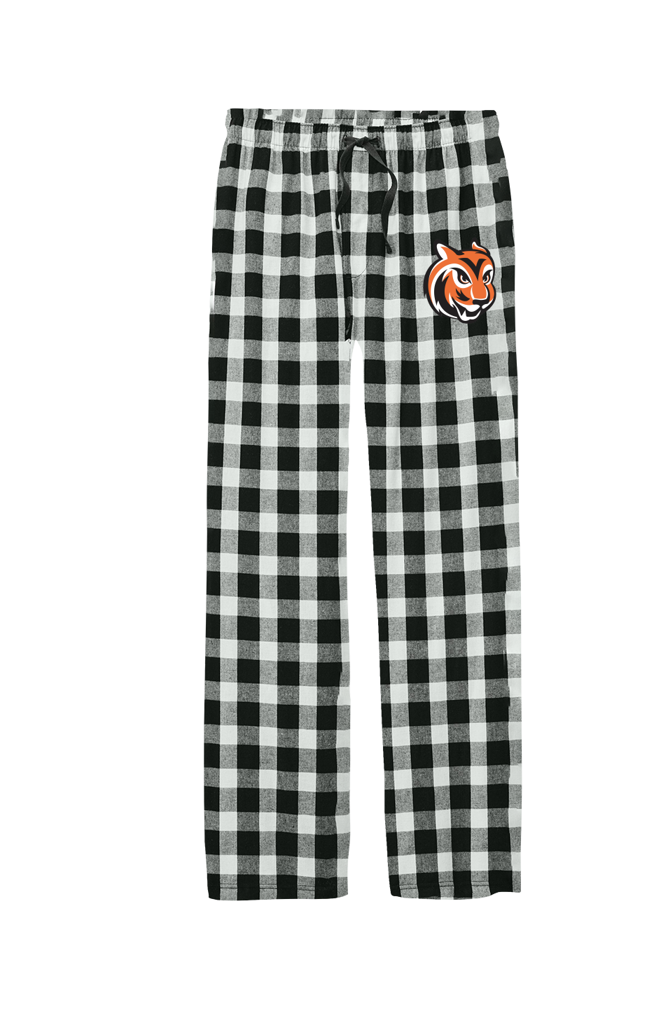 Mens Tiger Flannel Plaid Pant